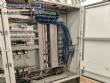 Paletizadora autom�tica com alimenta��o de produto paletes interfolhados Gebo Sidel  e aplicador de filme stretch Robopac