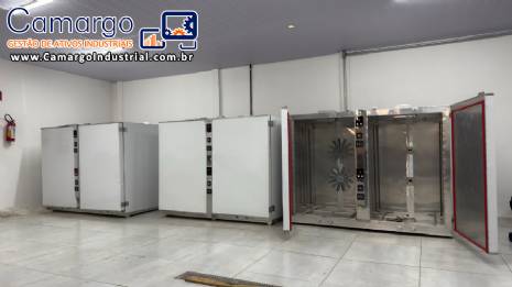 Secador desidratador forno em inox 120 bandejas Pleno Sol  de 35 at� 230 graus c�lsius
