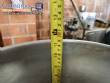 Tanque de transfer�ncia com suporte e rodinhas em inox 20 litros