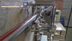 Silo de transferncia com rosca helicoidal transportadora inclinada em inox Maqinox