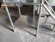 Escada plataforma em a�o inox