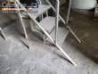 Escada plataforma em a�o inox