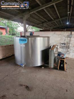 Tanque de expanso para leite e resfriamento 3000 litros ETSCHEID
