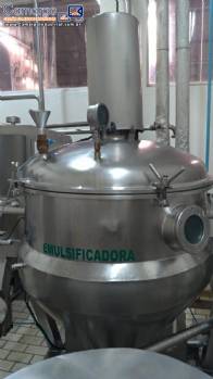 Processador emulsificador encamisado em inox Incal 500 litros