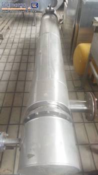 Condensador trocador em inox de calor de casco e tubo shell and tube