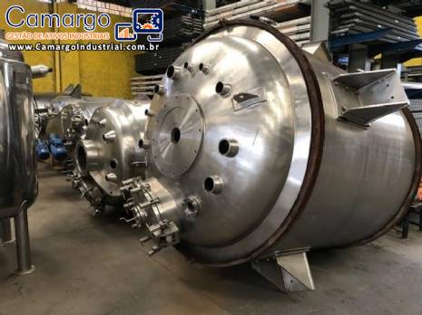 Reator de press�o para 4.000 L Inoxil