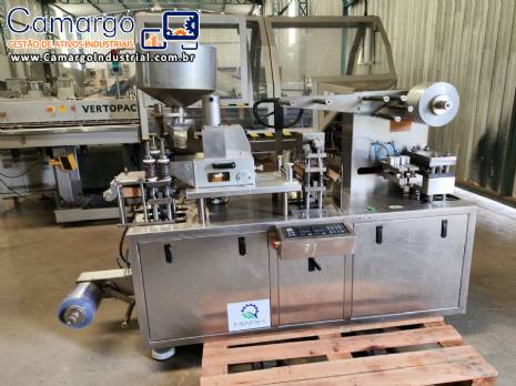 Blistadeira emblistadeira automatica para alu pvc cartelas comprimidos cpsulas