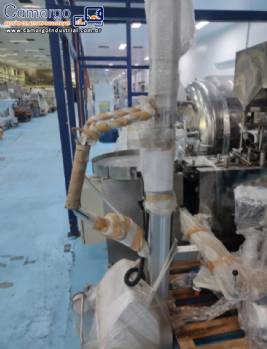 Elevador para alimenta��o de p� da envadadora Bausch + Strobel