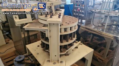 Prensa rotativa de pa�oca com pista dupla at� 200 pa�ocas por minuto
