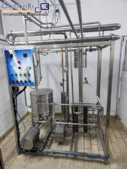 Pasterizador de placas em ao inox para leite laticnios Xavier Equipamentos