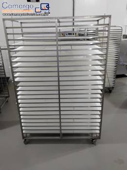 Carrinho esqueleto em a�o inox