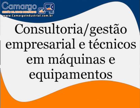 Consultoria tcnica para compra e venda de equipamentos novos e usados