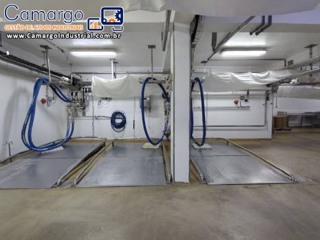 Balança de piso com rampa em aço inox 304 Alfa Instrumentos 1000 kg e 4000 Kg