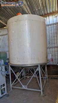 Tanque de armazenamento de polietileno rotomoldado pl�stico ALPINA 5000 litros