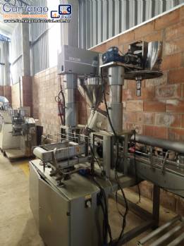 Envasadora dosadora para pós em potes latas Masipack Envasadora dosadora para pós em potes latas Masipack