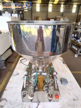 Envasadora em inox de bancada para líquidos e viscosos Envasadora em inox de bancada para líquidos e viscosos