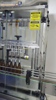 Envasadora linear com 4 bicos de envase Rotmaq Envasadora linear com 4 bicos de envase Rotmaq