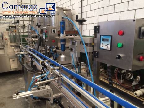 Linha de envase automática Linha de envase automática