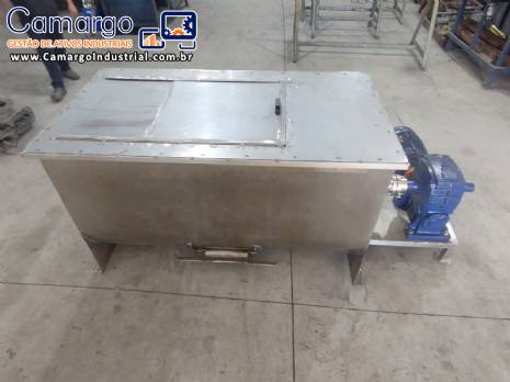 Misturador ribbon blender em aço inox 500 litros 10 CV Misturador ribbon blender em aço inox 500 litros 10 CV