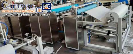 Rebobinadeira de TNT para lenços umedecidos e secos em rolos Rebobinadeira de TNT para lenços umedecidos e secos em rolos