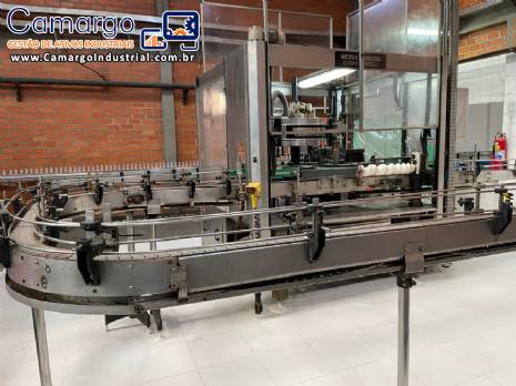 Rotuladora automática BOPP Krones Contiroll 12.000 garrafas por hora Rotuladora automática BOPP Krones Contiroll 12.000 garrafas por hora