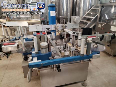 Rotuladora automática dois cabeçotes Etipack Rotuladora automática dois cabeçotes Etipack