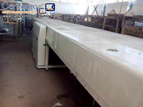 Túnel de resfriamento continuo para chocolates Túnel de resfriamento continuo para chocolates